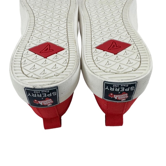 Sperry Crest Strawberry Ice Cream Shortcake Slip-On Sneaker Size 6.5M - Picture 11 of 16